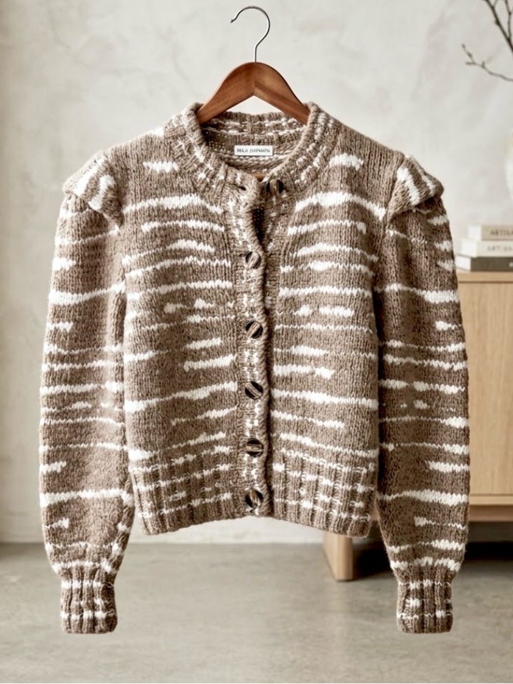 Ulla Johnson Skye Chunky Merino Wool Cardigan Sweater Size Medium